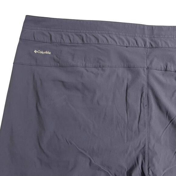 Columbia Womens Summer Hiking Bermuda Shorts Omni Shield Blue Size 22W - Picture 6 of 9